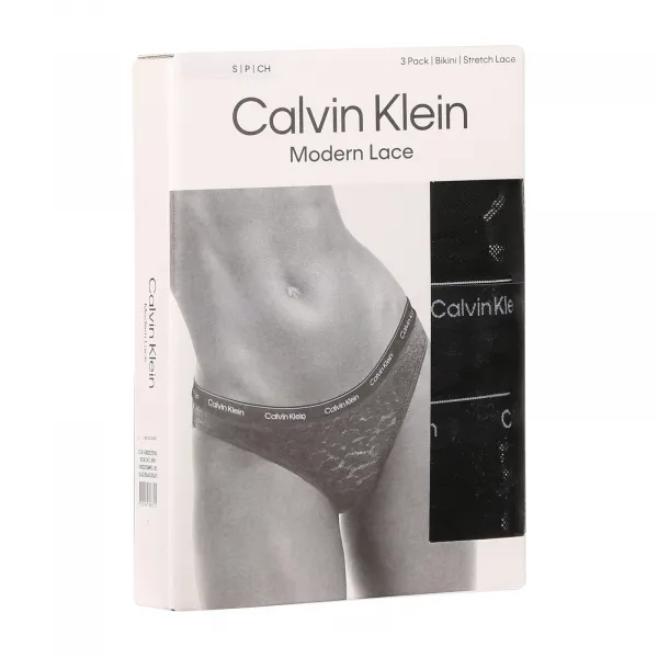 3PACK dámske nohavičky Calvin Klein čierne (QD5069E-UB1) M