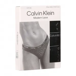 3PACK dámske nohavičky Calvin Klein čierne (QD5069E-UB1) M