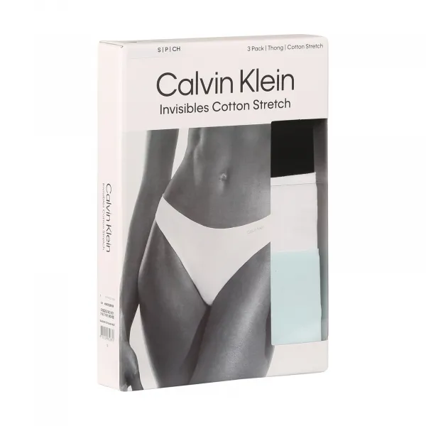 3PACK dámske tangá Calvin Klein viacfarebné (QD5219E-NOY) M