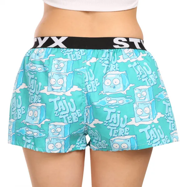 Women's Boxer Shorts Styx Art Sports Rubber Ice Cubes