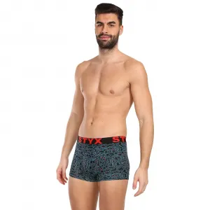 3PACK pánske boxerky Styx art športová guma viacfarebné (3G12672/2) M, trenky