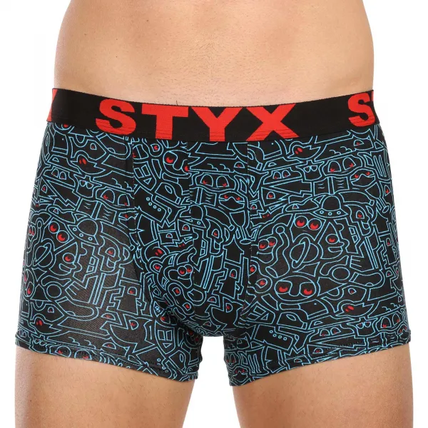 3PACK pánske boxerky Styx art športová guma viacfarebné (3G12672/2) M, trenky