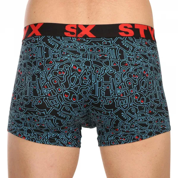 3PACK pánske boxerky Styx art športová guma viacfarebné (3G12672/2) M, trenky