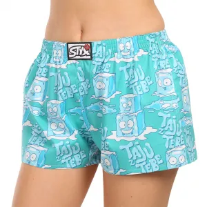 Dámske trenky Styx art klasická guma ľadové kocky (K1657) M, trenírky