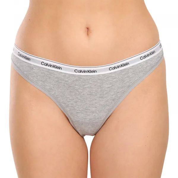 3PACK dámske tangá Calvin Klein viacfarebné (QD5209E-MPI) M