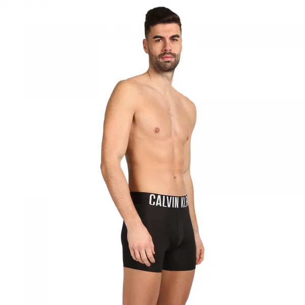 3PACK pánske boxerky Calvin Klein čierne (NB3612A-UB1) M, trenky