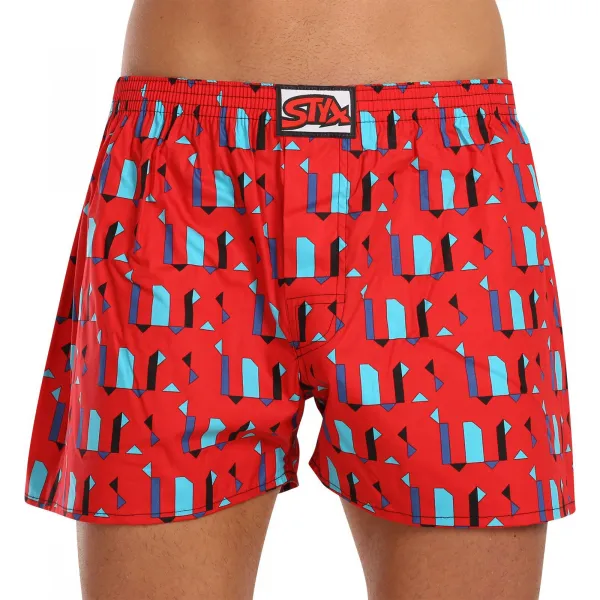3PACK pánske trenky Styx art klasická guma viacfarebné (3A14879) S, trenírky