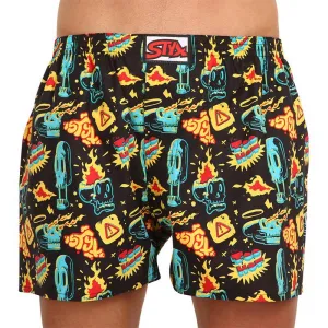 3PACK pánske trenky Styx art klasická guma viacfarebné (3A14879) S, trenírky