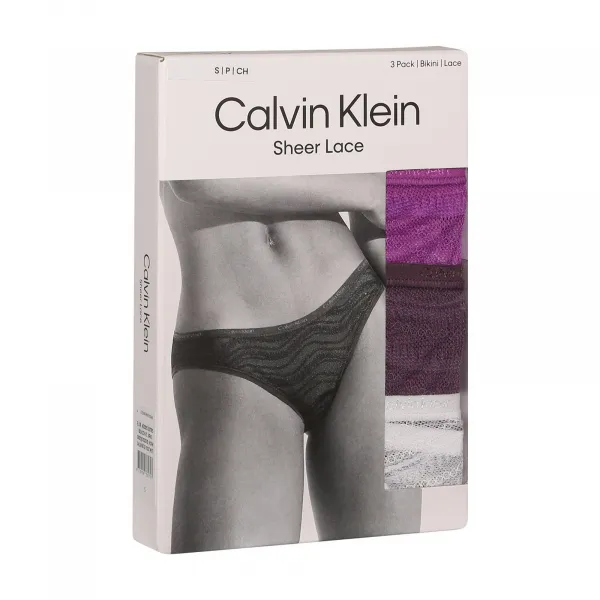 3PACK dámske nohavičky Calvin Klein viacfarebné (QD5203E-NOW) M