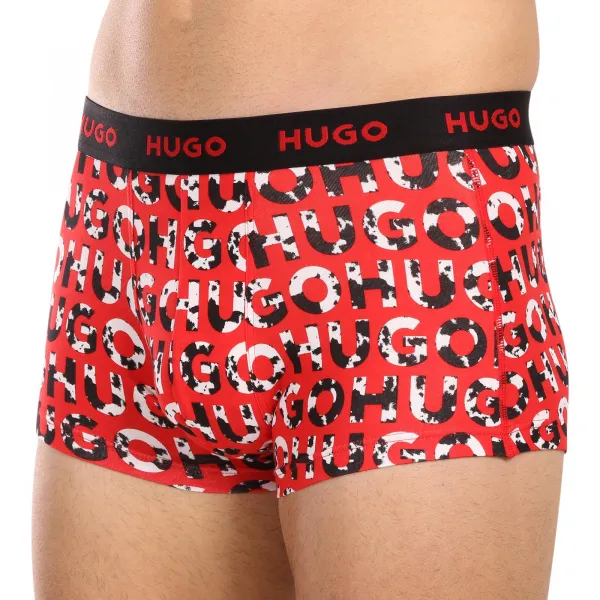 3PACK pánske boxerky HUGO viacfarebné (50480170 306) M, trenky