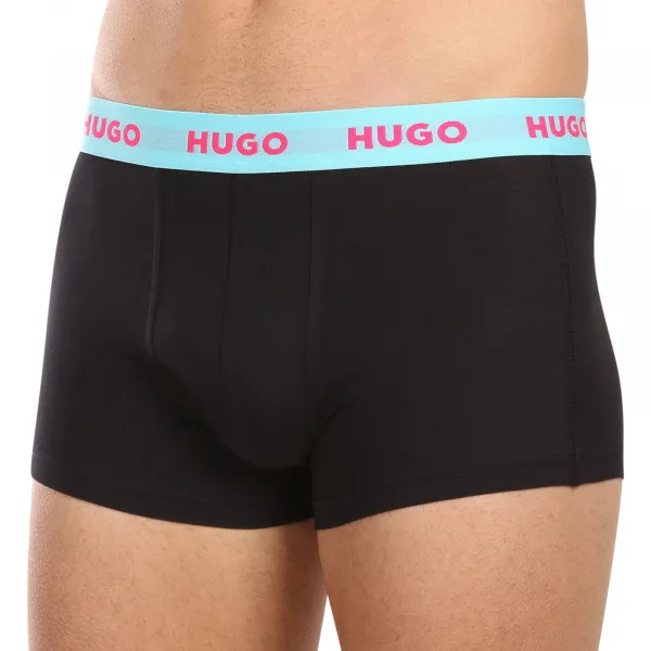 3PACK pánske boxerky HUGO viacfarebné (50469766 730) M, trenky