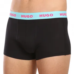 3PACK pánske boxerky HUGO viacfarebné (50469766 730) M, trenky
