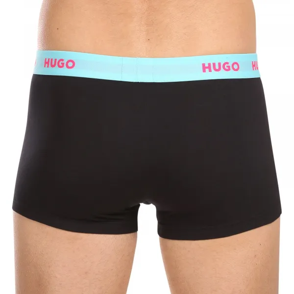 3PACK pánske boxerky HUGO viacfarebné (50469766 730) M, trenky