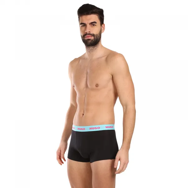 3PACK pánske boxerky HUGO viacfarebné (50469766 730) M, trenky