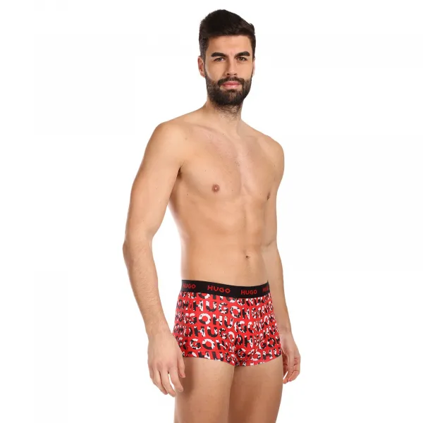 3PACK pánske boxerky HUGO viacfarebné (50480170 306) M, trenky