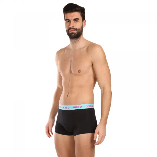 3PACK pánske boxerky HUGO viacfarebné (50469766 730) M, trenky
