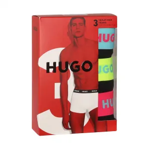 3PACK pánske boxerky HUGO viacfarebné (50469766 730) M, trenky