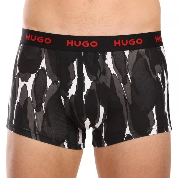 3PACK pánske boxerky HUGO viacfarebné (50480170 022) M, trenky