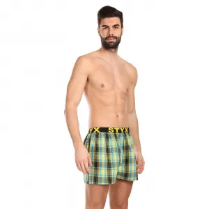 Pánske trenky Styx športová guma viacfarebné (B1021) M, trenírky