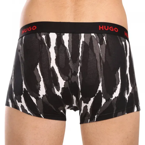 3PACK pánske boxerky HUGO viacfarebné (50480170 022) M, trenky