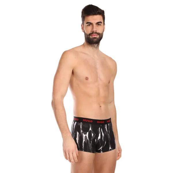 3PACK pánske boxerky HUGO viacfarebné (50480170 022) M, trenky