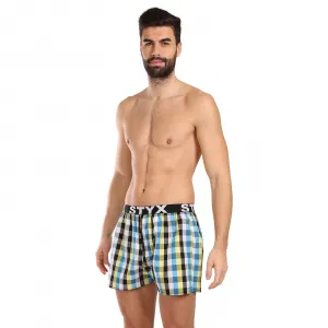 3PACK pánske trenky Styx športová guma viacfarebné (3B102426) M, trenírky