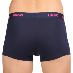 3PACK pánske boxerky HUGO viacfarebné (50469766 414) M, trenky