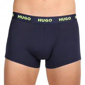 3PACK pánske boxerky HUGO viacfarebné (50469766 414) M, trenky