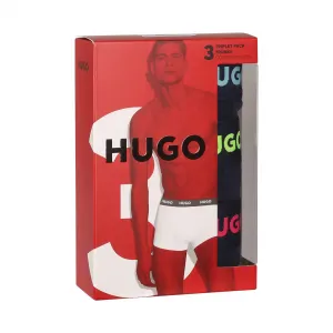 3PACK pánske boxerky HUGO viacfarebné (50469766 414) M, trenky