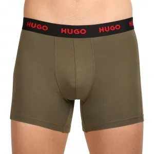 3PACK pánske boxerky HUGO viacfarebné (50510192 321) M, trenky