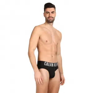 3PACK pánske slipy Calvin Klein čierné (NB3610A-UB1) M