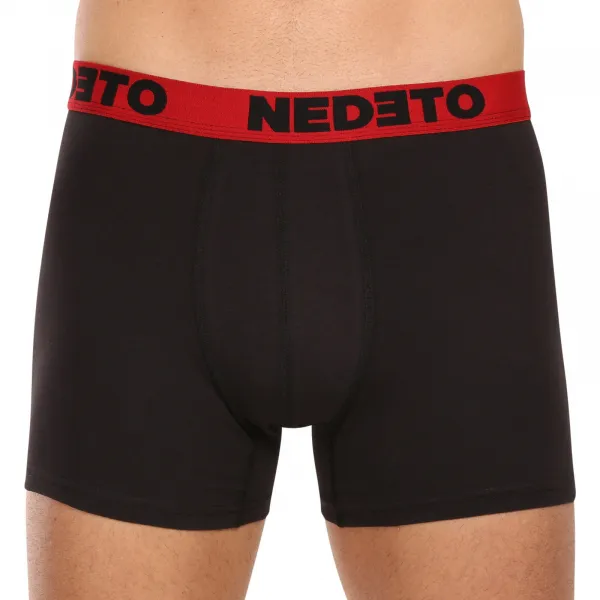 3PACK pánske boxerky Nedeto čierne (3NBC4) L, trenky