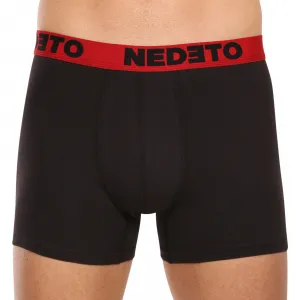 3PACK pánske boxerky Nedeto čierne (3NBC4) L, trenky
