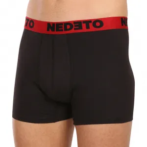 3PACK pánske boxerky Nedeto čierne (3NBC4) L, trenky