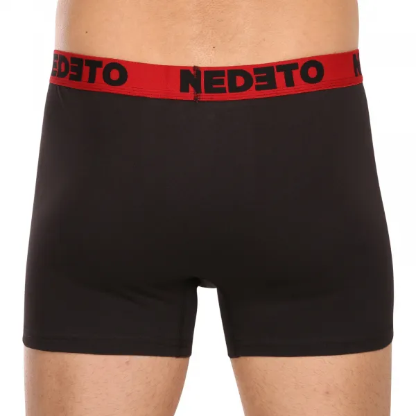3PACK pánske boxerky Nedeto čierne (3NBC4) L, trenky