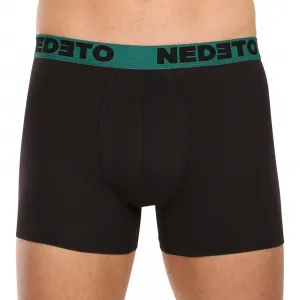 3PACK pánske boxerky Nedeto čierne (3NBC8) L, trenky