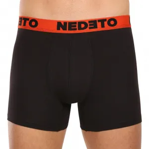 3PACK pánske boxerky Nedeto čierne (3NBC3) M, trenky