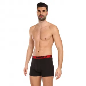 3PACK pánske boxerky Nedeto čierne (3NBC4) L, trenky