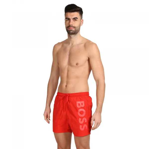 Pánske plavky BOSS červené (50515296 627) M