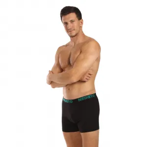 3PACK pánske boxerky Nedeto čierne (3NB003b) M, trenky