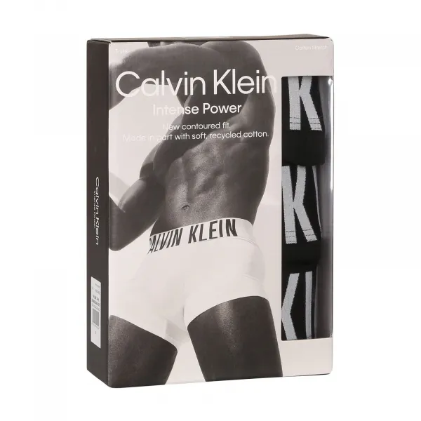 3PACK pánske boxerky Calvin Klein čierne (NB3608A-UB1) M, trenky