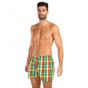 3PACK pánske trenky Styx klasická guma viacfarebné (3A100618) M, trenírky