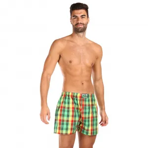3PACK pánske trenky Styx klasická guma viacfarebné (3A100618) M, trenírky