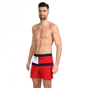 Pánske plavky Tommy Hilfiger červené (UM0UM03259 XLG) M