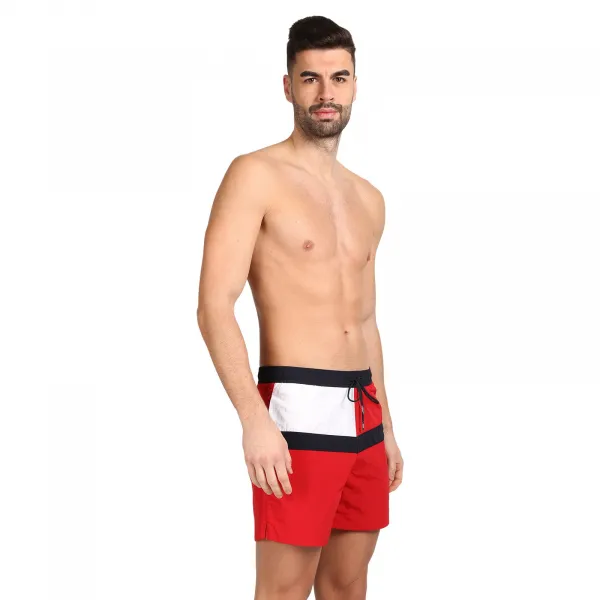 Pánske plavky Tommy Hilfiger červené (UM0UM03259 XLG) M