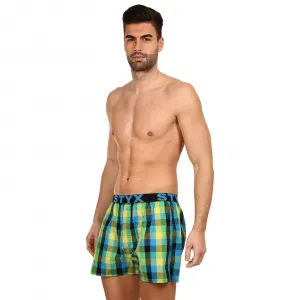3PACK pánske trenky Styx športová guma viacfarebné (3B092638) S, trenírky