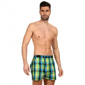 3PACK pánske trenky Styx športová guma viacfarebné (3B092638) S, trenírky