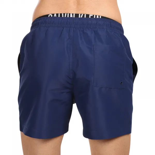Pánske plavky Calvin Klein modré (KM0KM00992-C7E) S