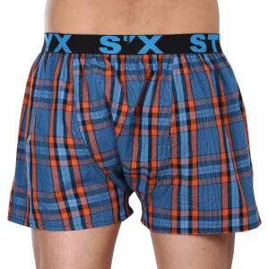 3PACK pánske trenky Styx športová guma viacfarebné (3B100710) M, trenírky