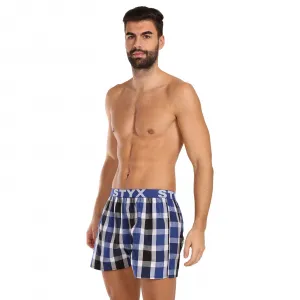 3PACK pánske trenky Styx športová guma viacfarebné (3B100619) S, trenírky
